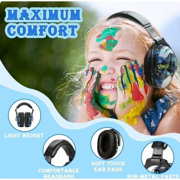 ZOHAN EM030 Kids Ear Protection Safety Ear Muffs - Picture 10 of 14